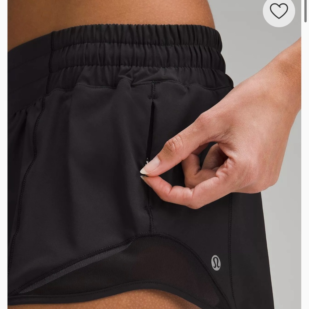 Lululemon Black Hotty Hot Shorts